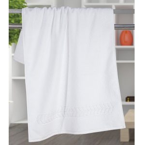 Toalla Hotelera Blanca De Cuerpo 150x75