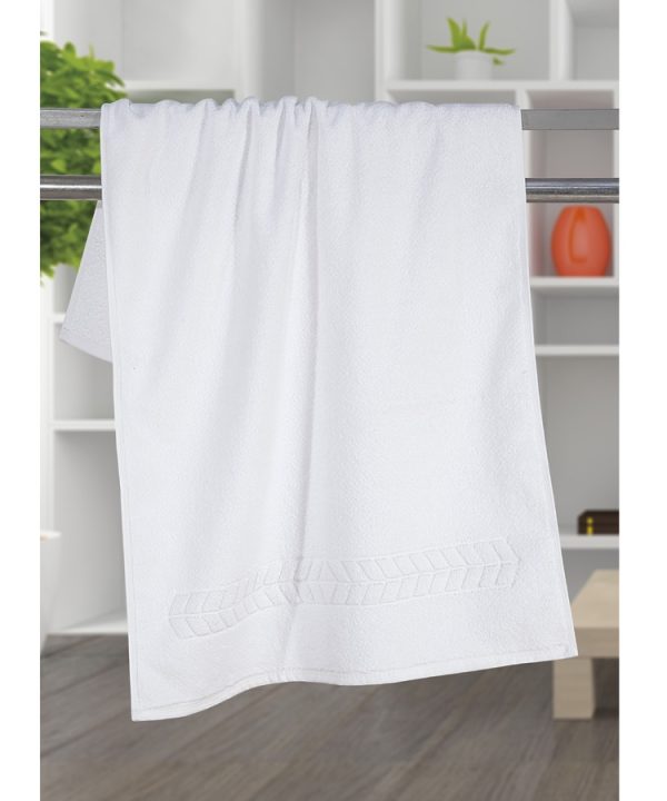 Toalla Hotelera Blanca De Cuerpo 150x75