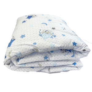 Cubrecama cuna reversible 130x100 diseño infantil osos