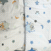 Cubrecama cuna reversible 130x100 diseño infantil osos