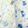 Cubrecama cuna reversible 130x100 diseño infantil amigos de la selva