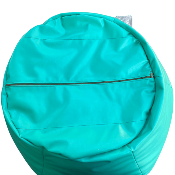Puff Pera Adulto XL Eco Cuero Turquesa