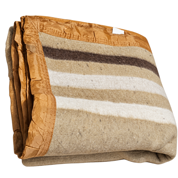 FRAZADA LISA SINGLE Frazada Termica, color Camel , 1 y 1.5 plaza