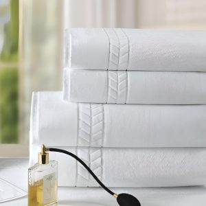 Toalla Hotelera Blanca De Mano 50x90