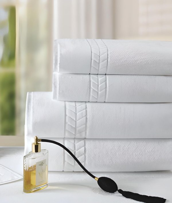 Toalla Hotelera Blanca De Mano 50x90