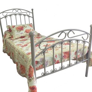 Cama Victoria 1 Plaza Parrilla Metálica