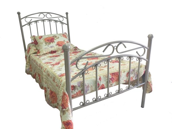 Cama Victoria 1 Plaza Parrilla Metálica