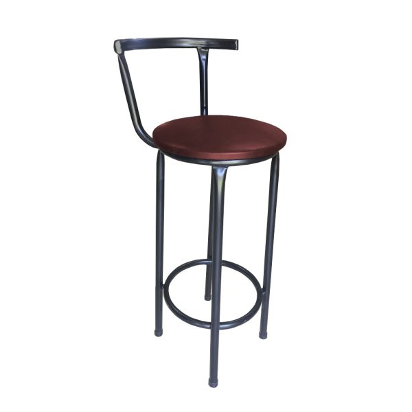 piso-taburete-con-respaldo-burdeo-con-negro.jpg Piso taburete con respaldo estructura Negra