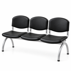 Banqueta tapizada pata luna Banqueta Tapiazada Pata Luna 3 asientos, marca Incatex