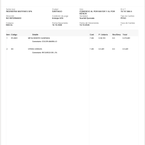 COTIZACION 30885 Cotizacion 30885