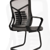 Silla de visita ergotrineo negra